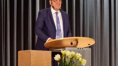 Bürgermeister Markus Bechler am Neujahrsempfang 2024