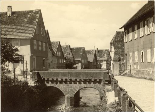 Historische Aufnahme Ochsenbrücke