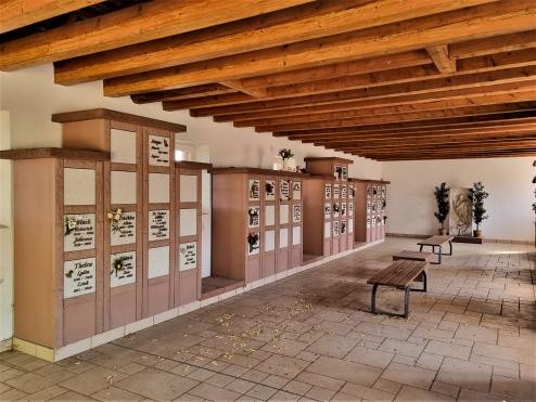 Friedhof Malsch Stelen Halle