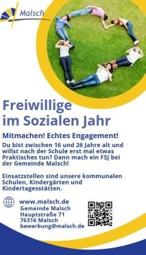 Stellenausschreibung Freiwilliges Soziales Jahr