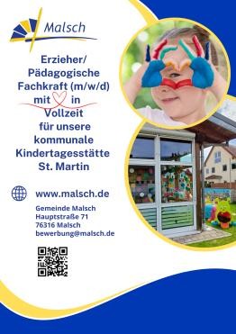 Stellenausschreibung Kita St. Martin Stellenausschreibung Kita St. Martin