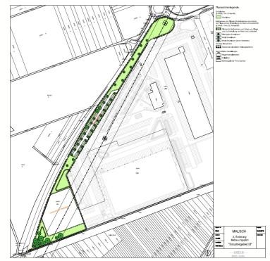 Darstellung Bebauungsplan